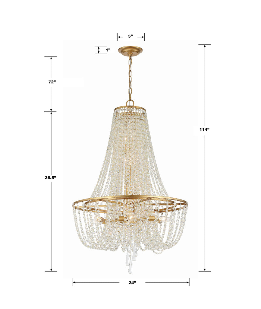 Arcadia 9 Light Chandelier