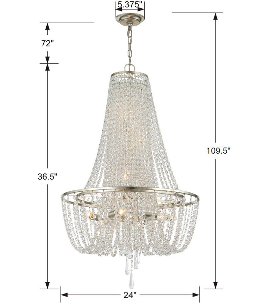 Arcadia 9 Light Chandelier