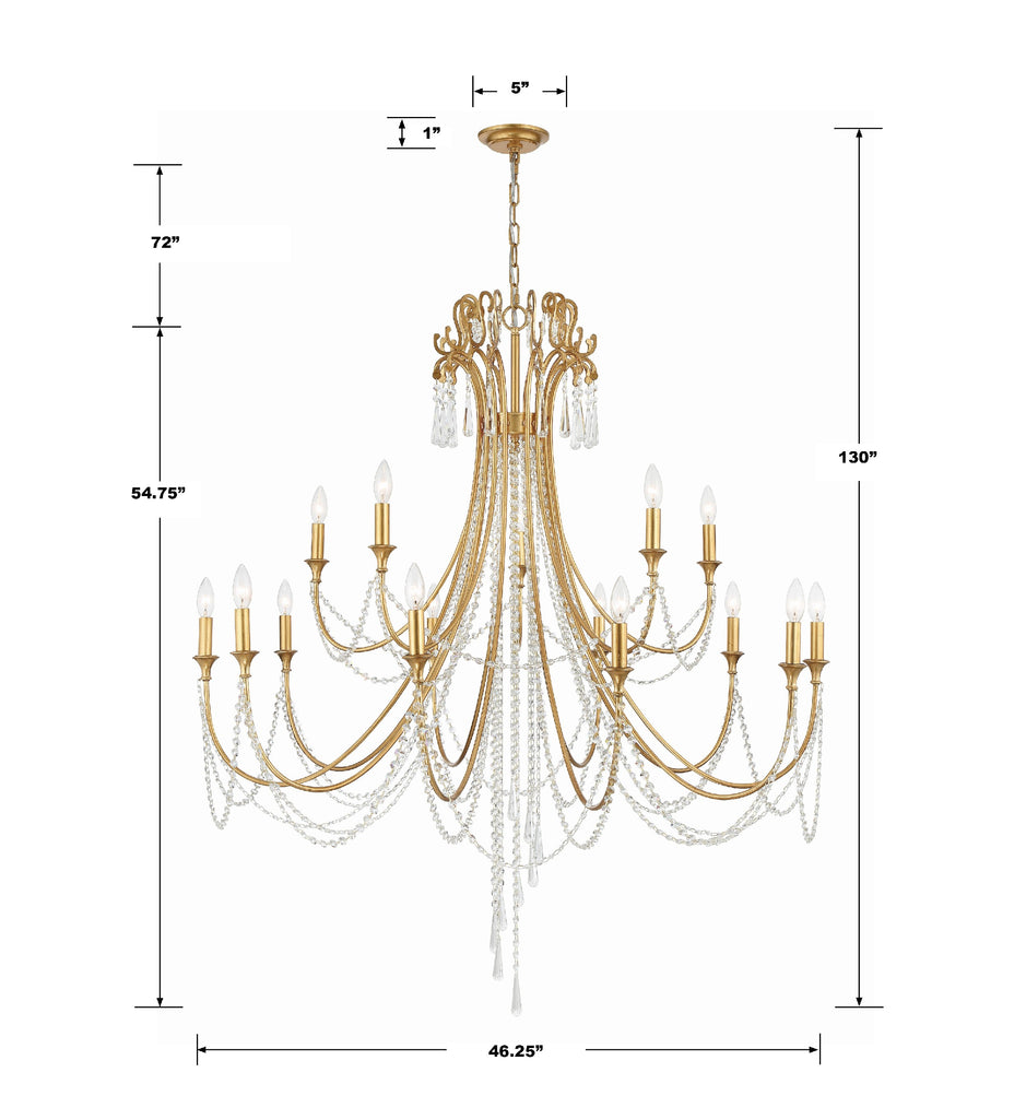 Arcadia 15 Light Chandelier