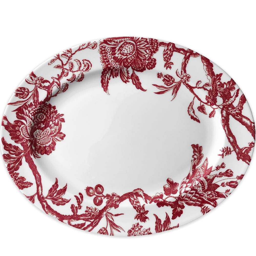 Arcadia Crimson Large Oval Platter