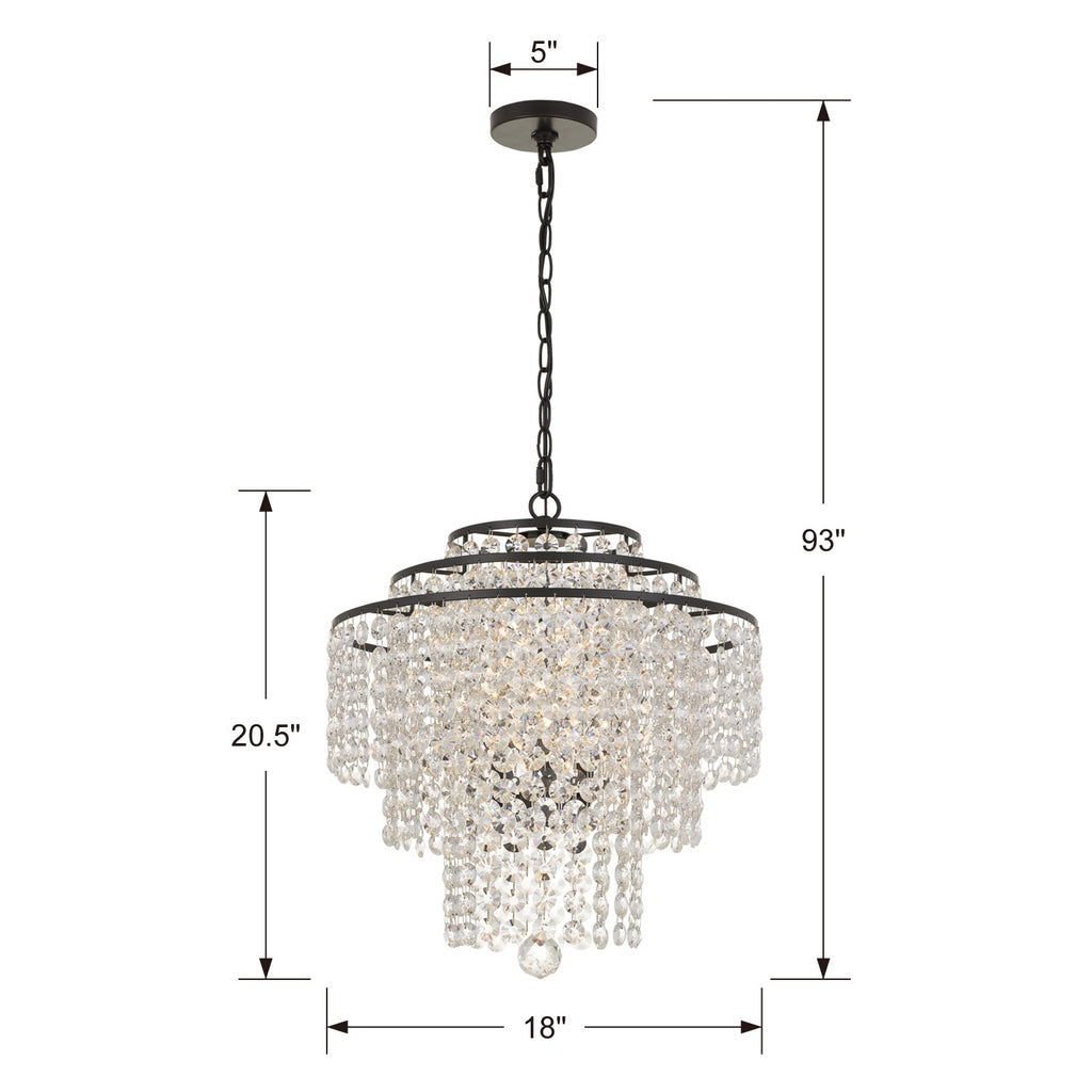 Arielle 4 Light Chandelier