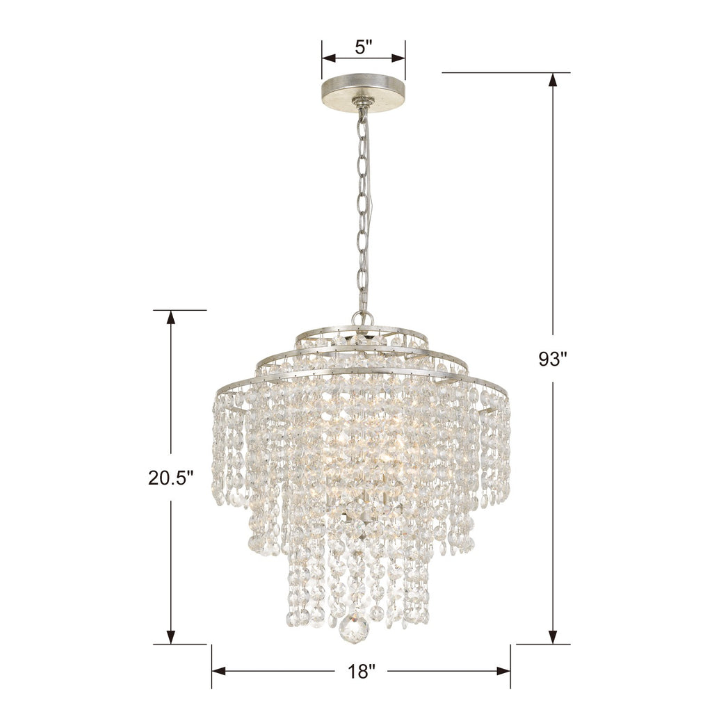 Arielle 4 Light Chandelier