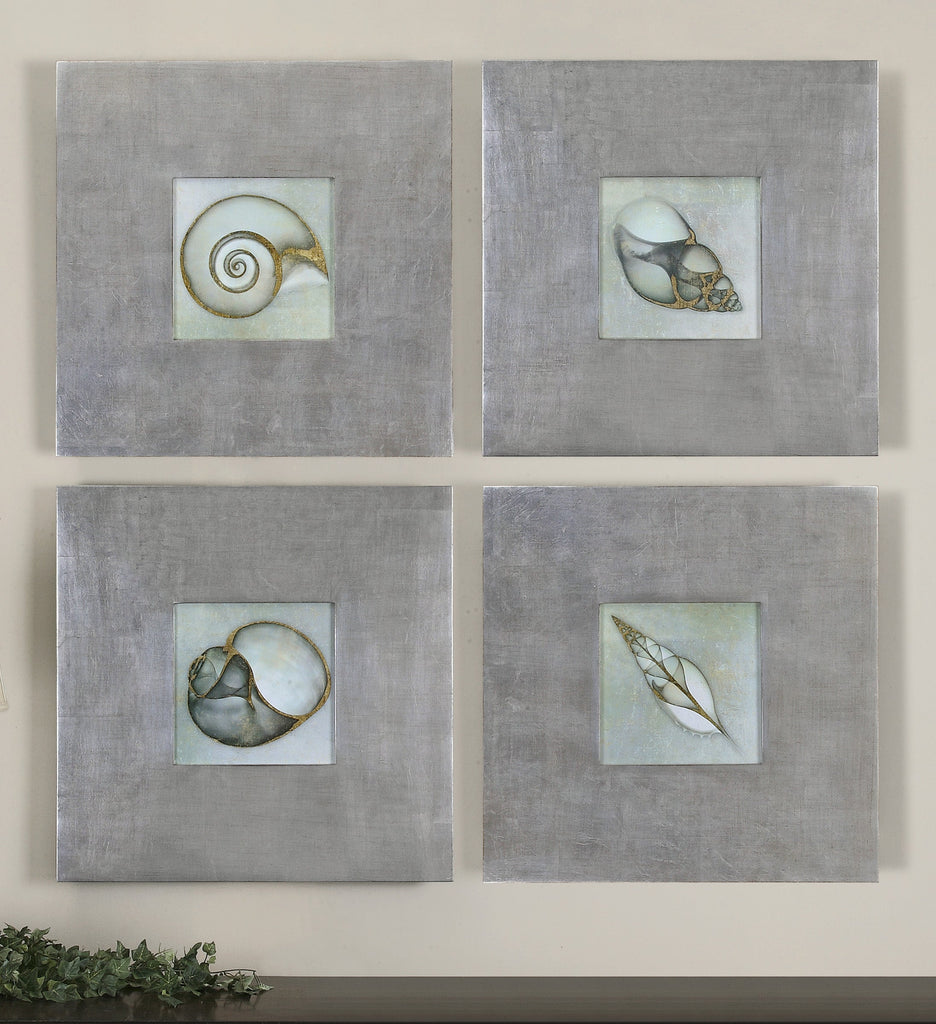 Neptunes Garden Framed Art Set/4