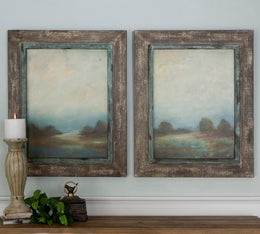 Morning Vistas Framed Art, Set of 2