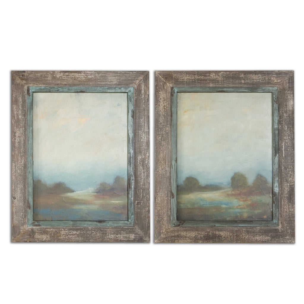 Morning Vistas Framed Art, Set of 2