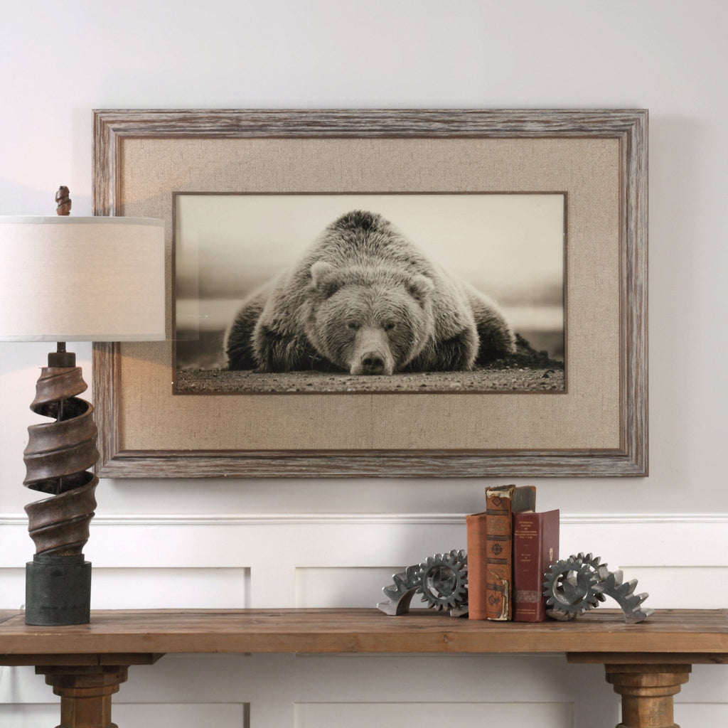 Deep Sleep Bear Print