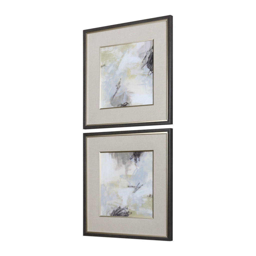 Abstract Vistas Framed Prints Set of 2