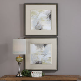 Abstract Vistas Framed Prints Set of 2