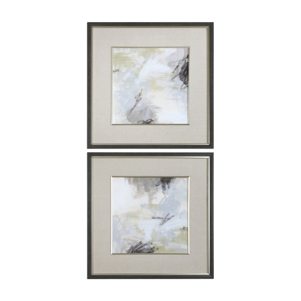 Abstract Vistas Framed Prints Set of 2