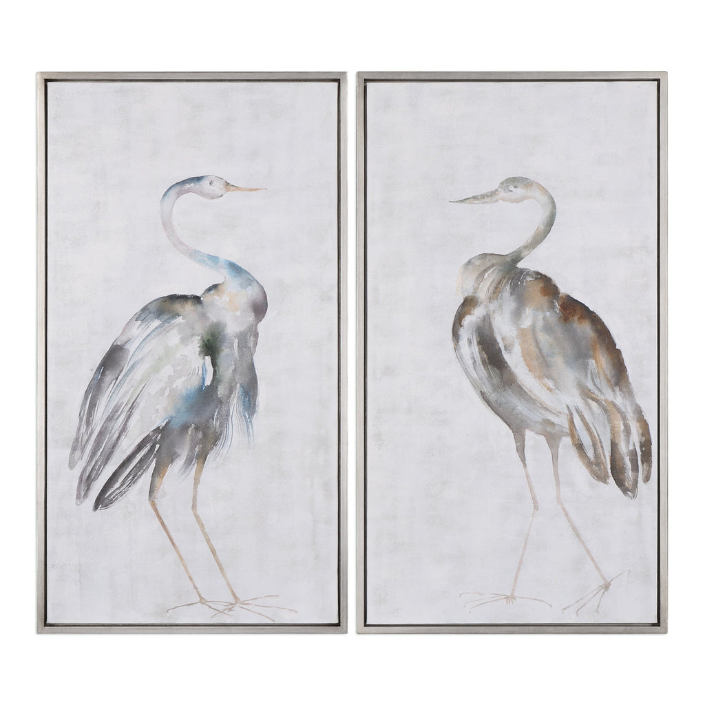 Summer Birds Framed Art Set of 2