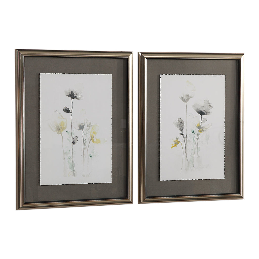 Stem Illusion Floral Art, Set of 2