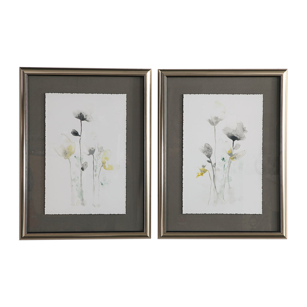 Stem Illusion Floral Art, Set of 2