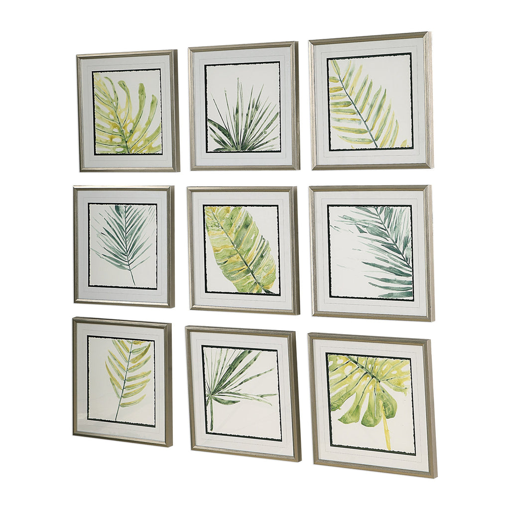 Verdant Impressions Leaf Prints, Set of 9