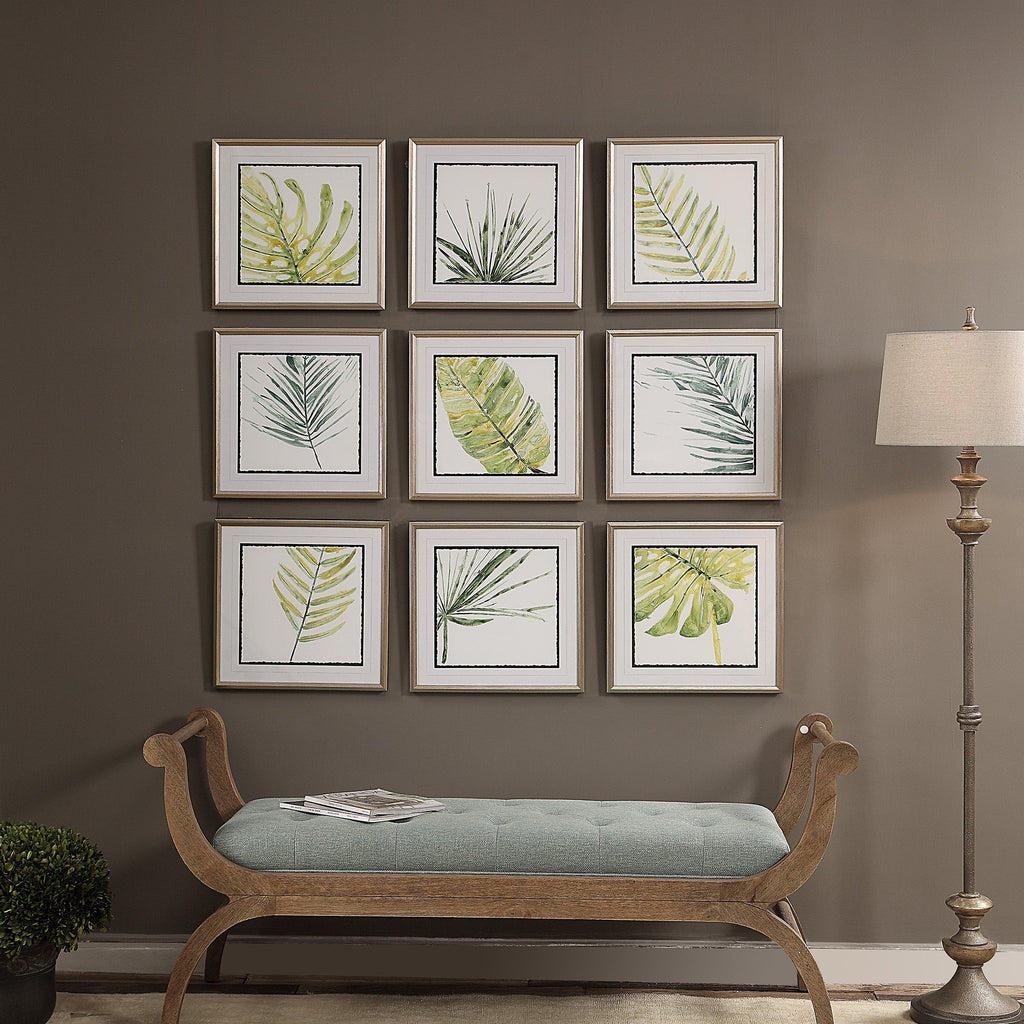 Verdant Impressions Leaf Prints, Set of 9