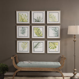 Verdant Impressions Leaf Prints, Set of 9