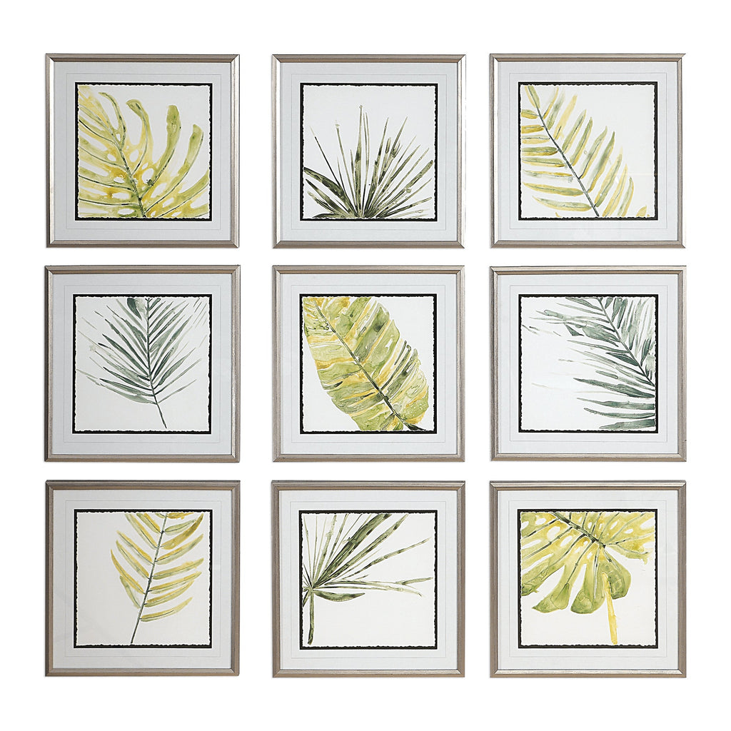 Verdant Impressions Leaf Prints, Set of 9