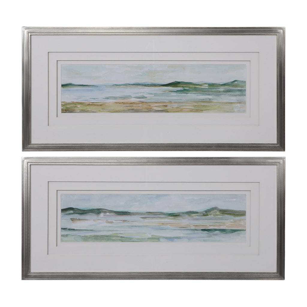 Panoramic Seascape Framed Prints Set/2