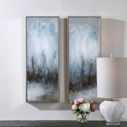 Rainy Days Abstract Art, Set of 2