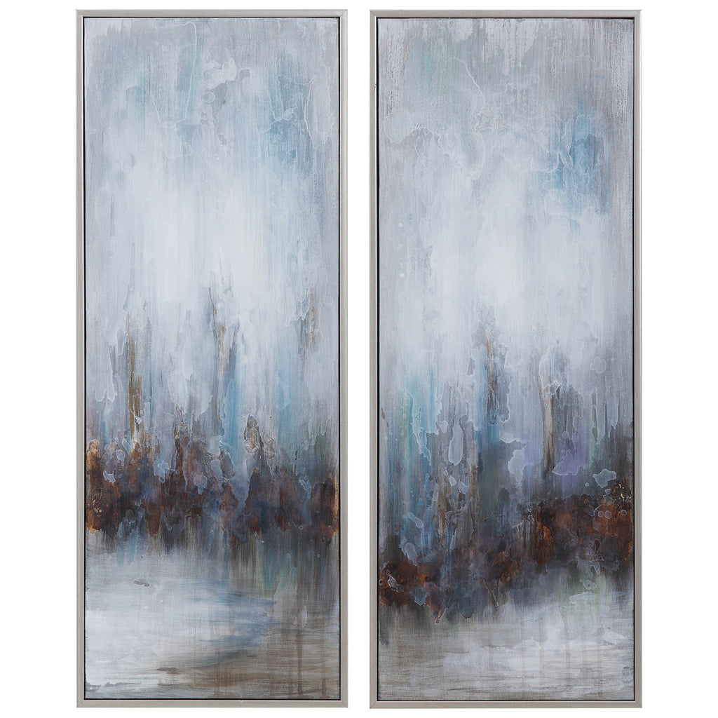 Rainy Days Abstract Art, Set of 2