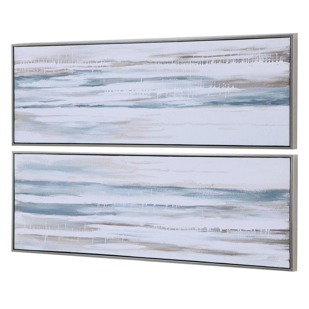 Drifting Abstract Landscape Art, Set of 2