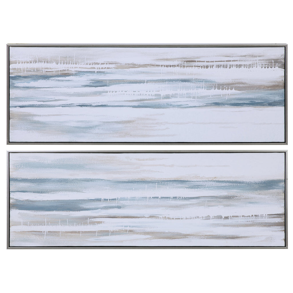 Drifting Abstract Landscape Art, Set of 2