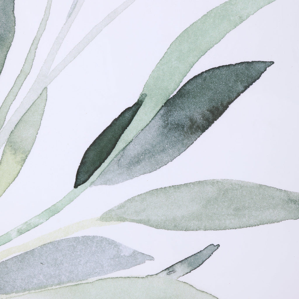 Simple Sage Watercolor Prints, Set of 3