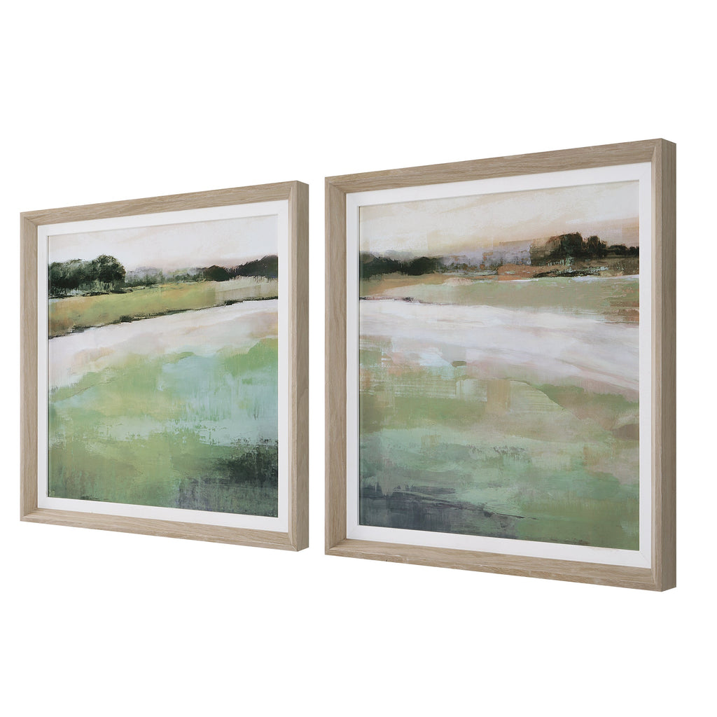 Vivid Vista Framed Prints,Set of 2