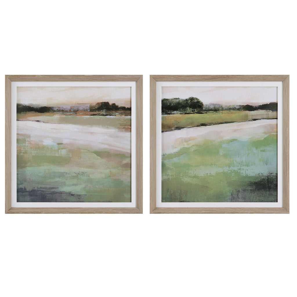 Vivid Vista Framed Prints,Set of 2