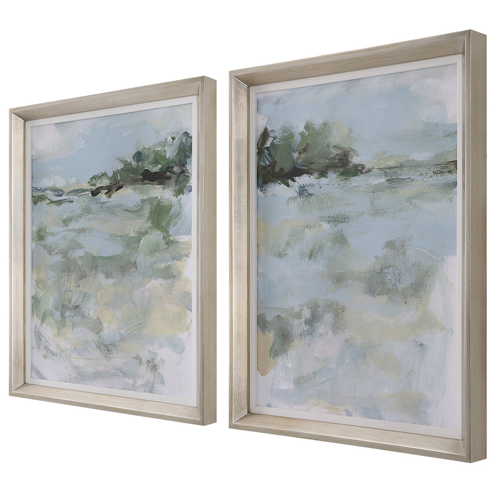 Far Away View Framed Prints,Set of 2