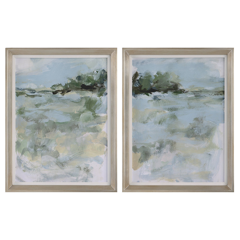 Far Away View Framed Prints,Set of 2