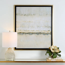 Gilded Horizon Framed Print