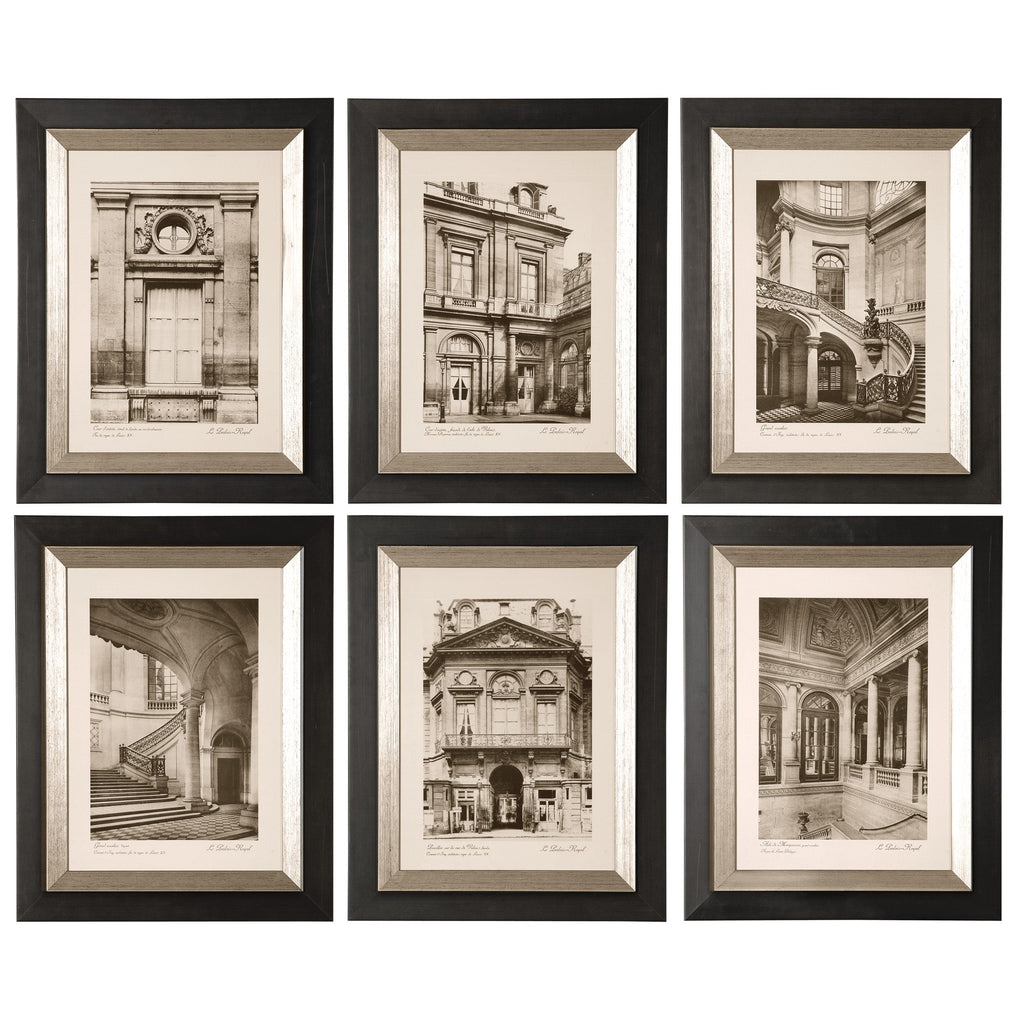 Paris Scene Framed Art Set/6