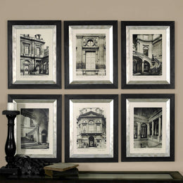 Paris Scene Framed Art Set/6