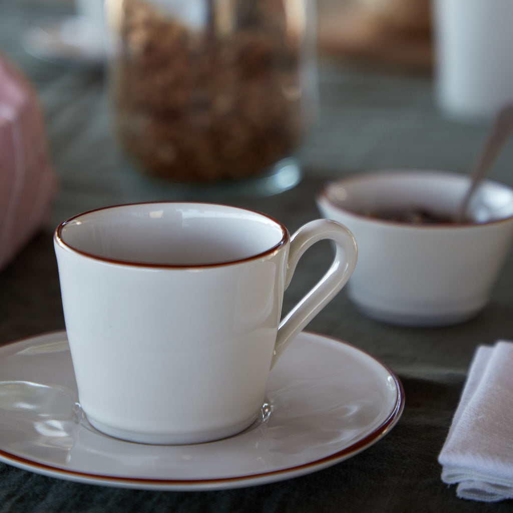 Beja Set of 4 Tea Cups & Saucers