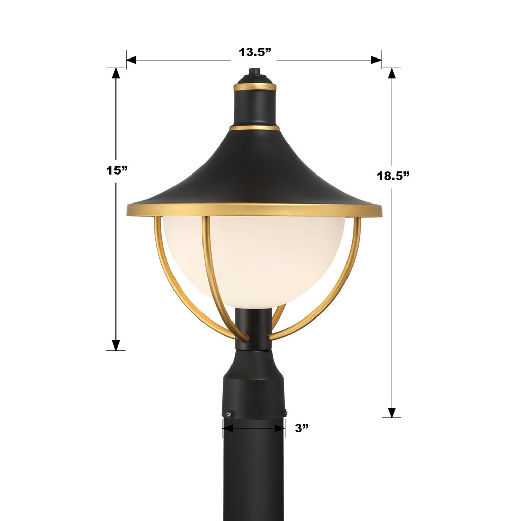 Atlas 1 Light Outdoor Post