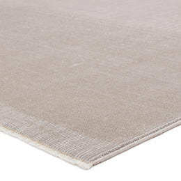 Jaipur Living Alva Solid Taupe/ Light Gray Area Rug