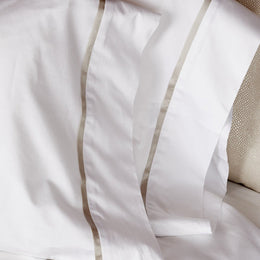 Pillowcases With Silk Trim