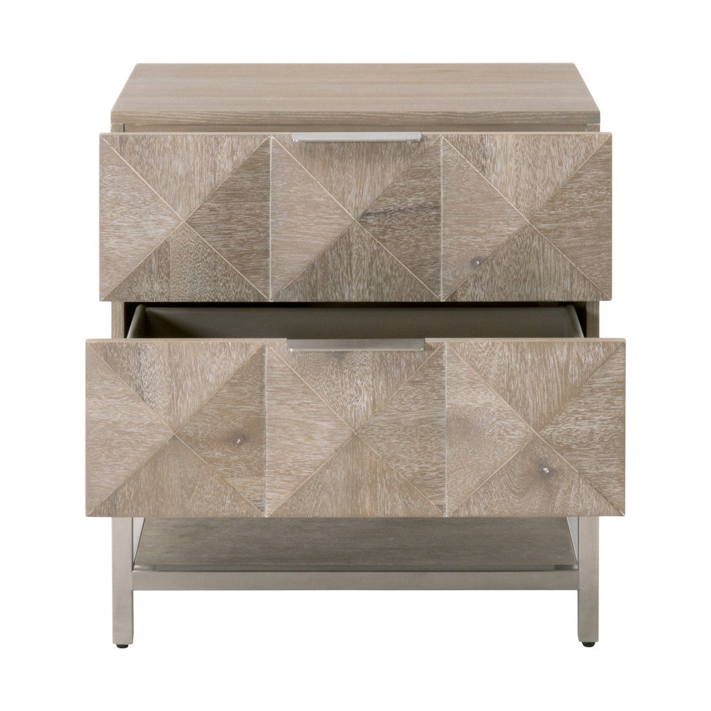 Atlas 2-Drawer Nightstand