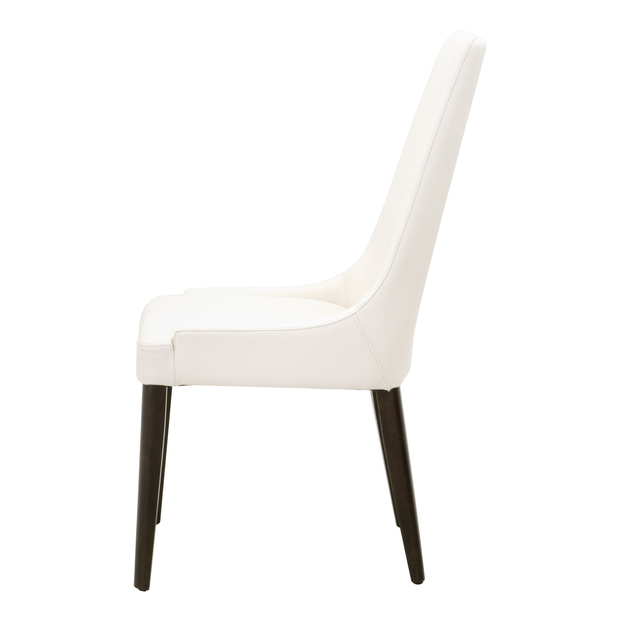 Aurora Dining Chair, Set of 2, Alabaster Dark Wenge
