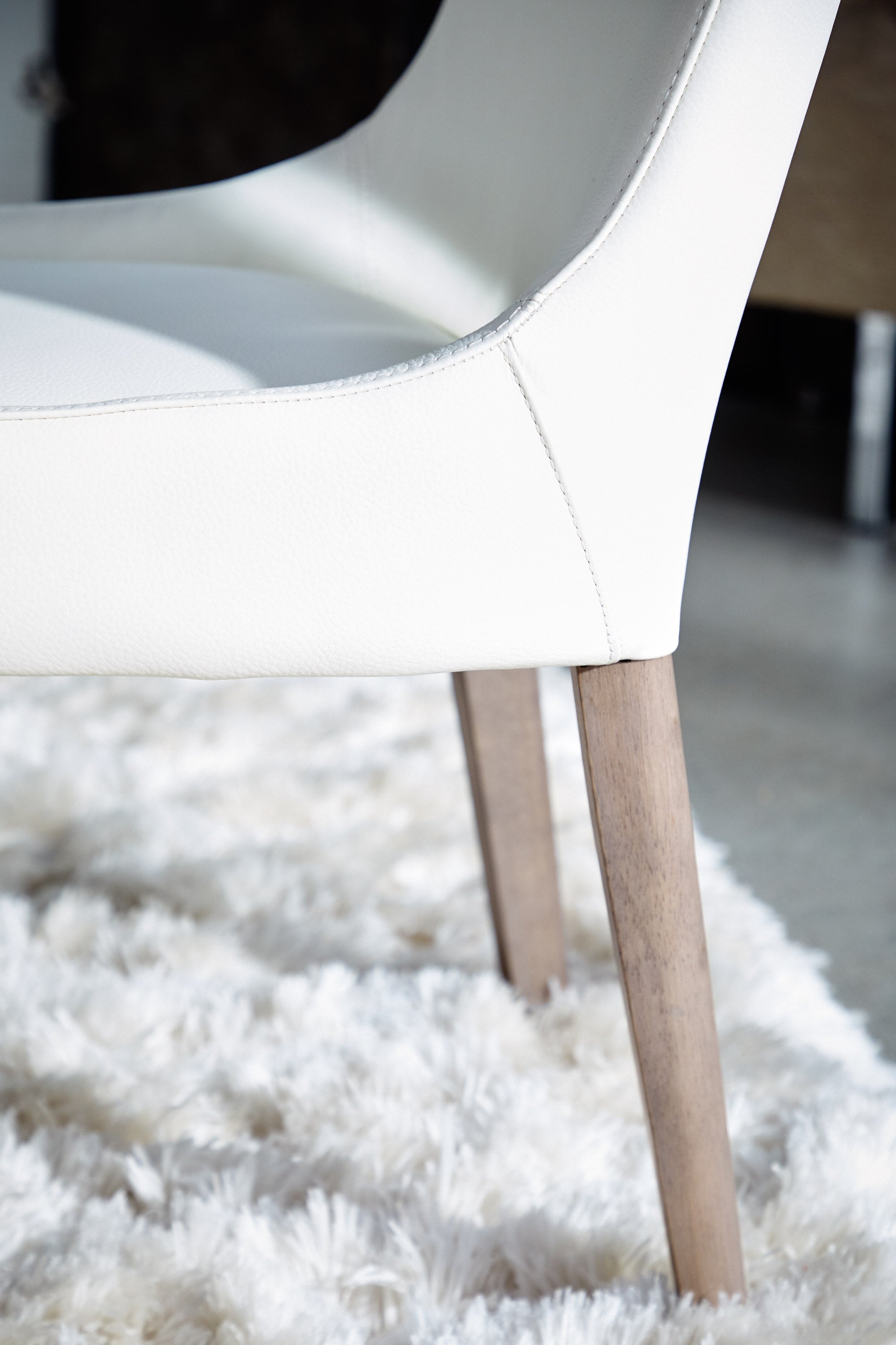 Aurora Dining Chair, Set of 2, Alabaster Natural Grey