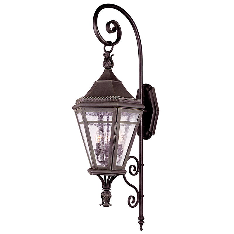 Morgan Hill Lantern 46" - Natural Rust