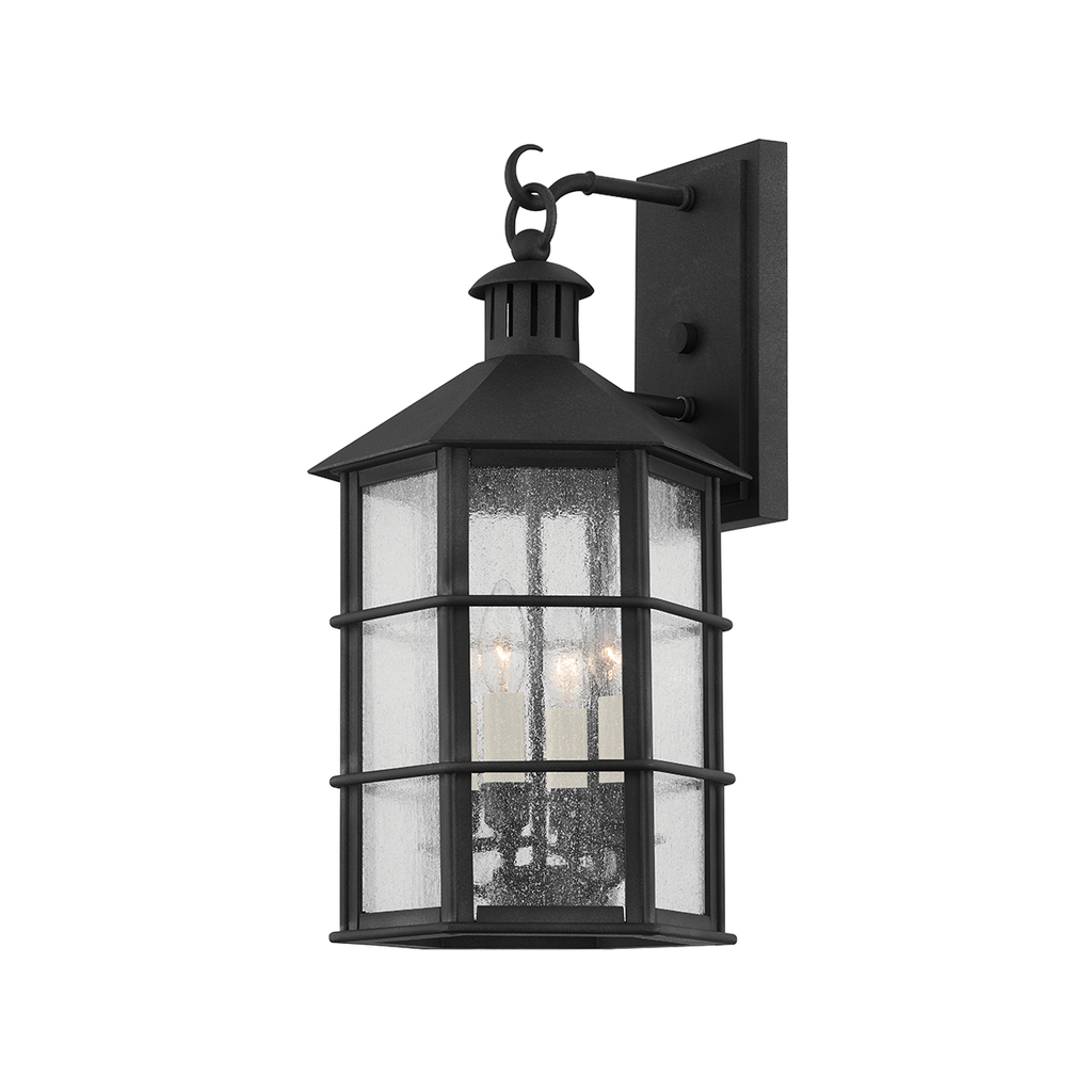 Lake County 4 Light Wall Sconce - Iron And Steel