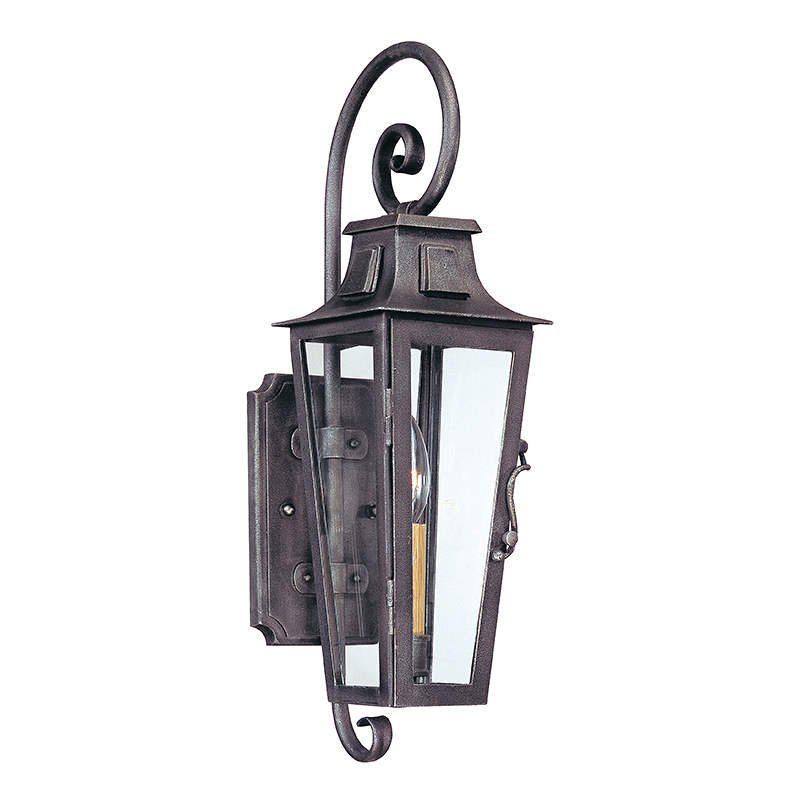 Parisian Square Lantern 19" - Aged Pewter