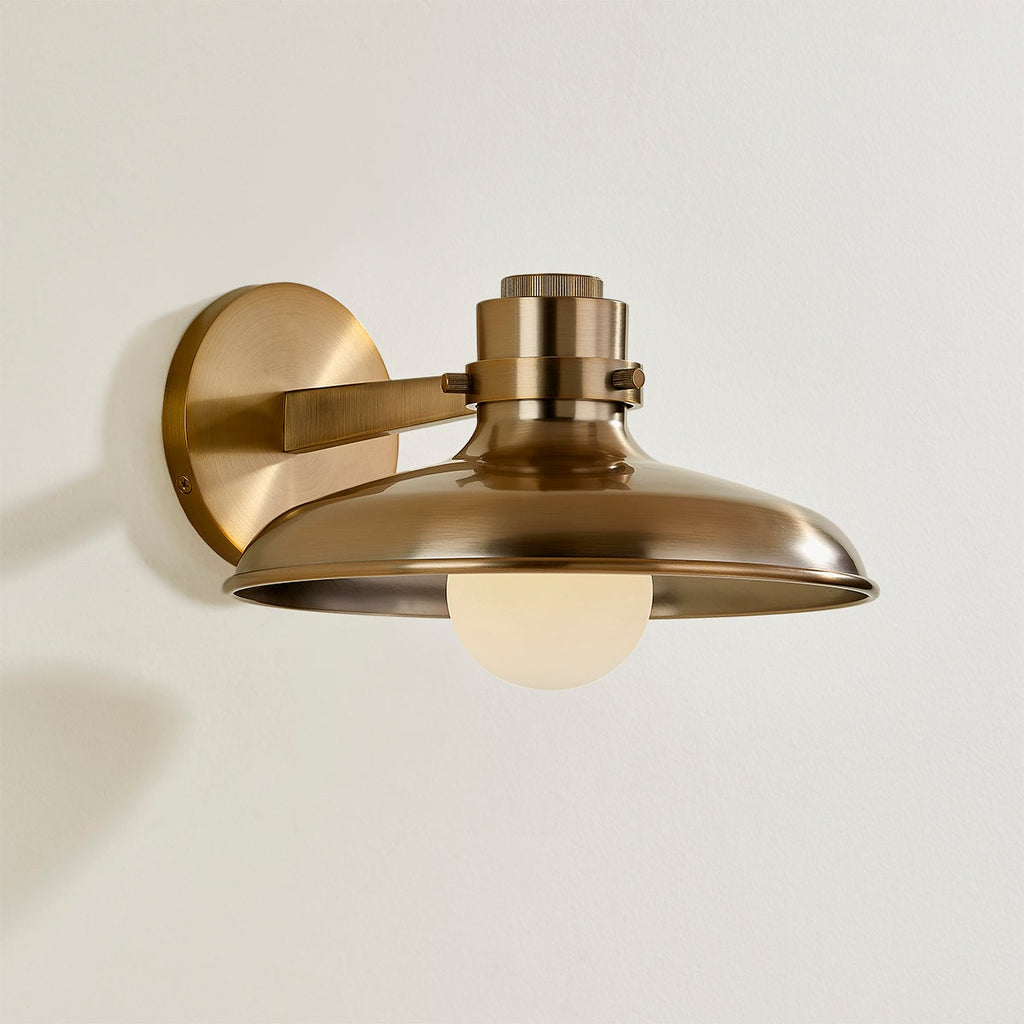 Rainhill Wall Sconce, Patina Brass