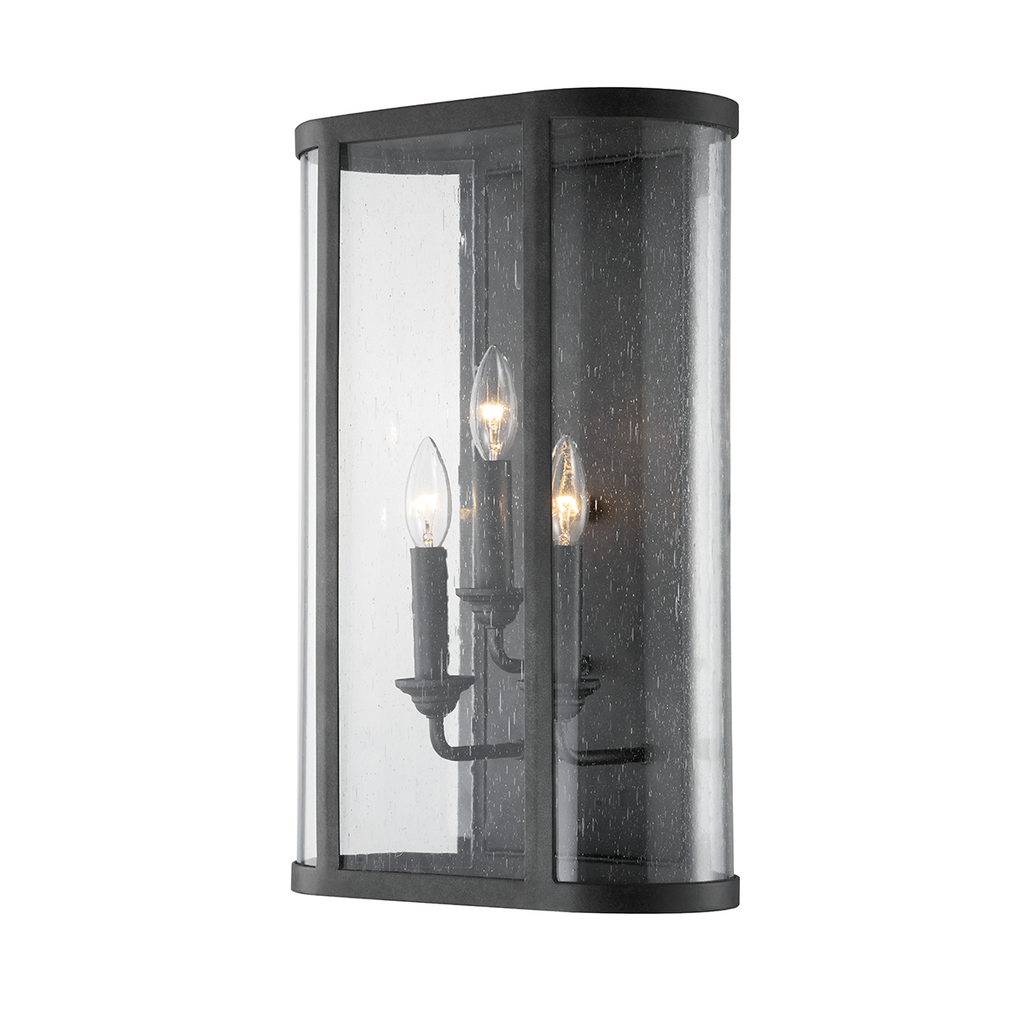 Chace 3 Light Wall Sconce - Iron And Steel
