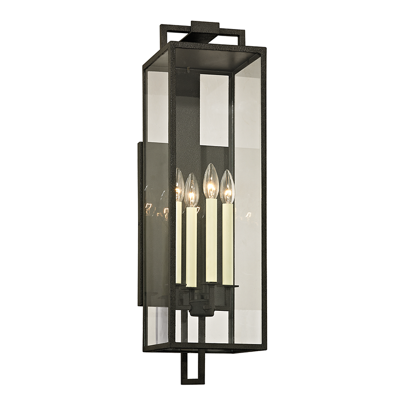 Beckham Lantern 28" - Forged Iron