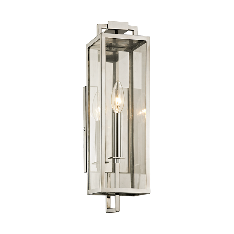 Beckham Lantern 16" - Polished Stainless