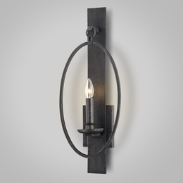 Baily Wall Sconce - Aged Silver