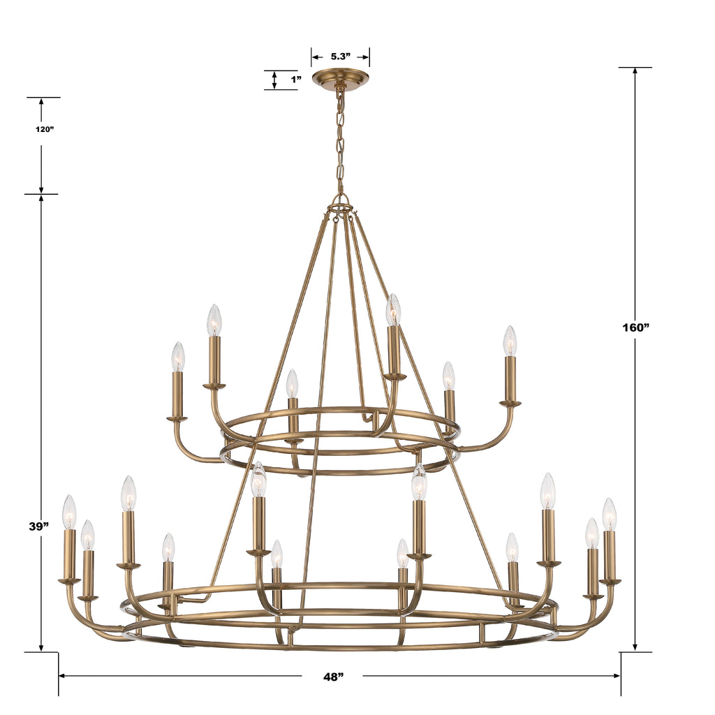 Bailey 18 Light Chandelier