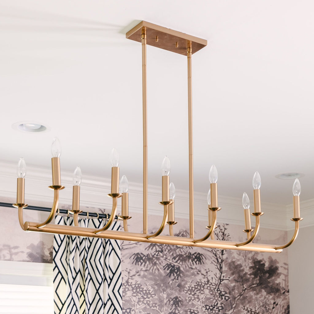 Bailey 12 Light Linear Chandelier